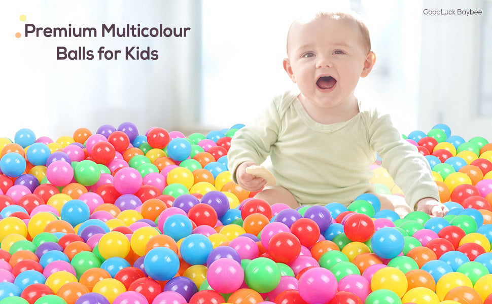 Colourful Kids Pool Balls for Fun, Multi Colour