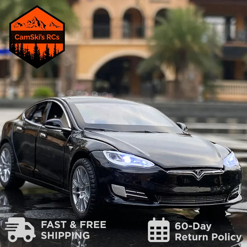 Tesla S Scale Model Diecast Metalcar - All Size