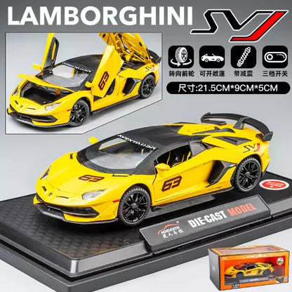 Lamborghini Svj-63 Scale Model Diecast Metalcar - All Size