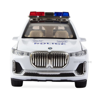 Bmw Police Scale Model Diecast Metalcar - All Size